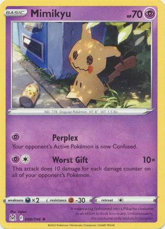 Mimikyu : LOST ORIGIN - 080/196 - Lockett Labs UK