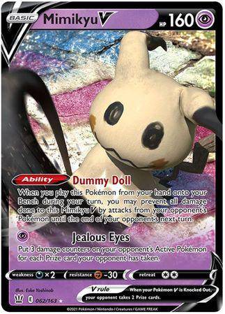Mimikyu V : BATTLE STYLES - 062/163 - Lockett Labs UK