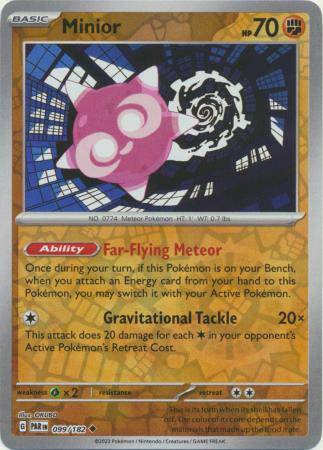 Minior : PARADOX RIFT (Reverse holo) - 099/182 - Lockett Labs UK