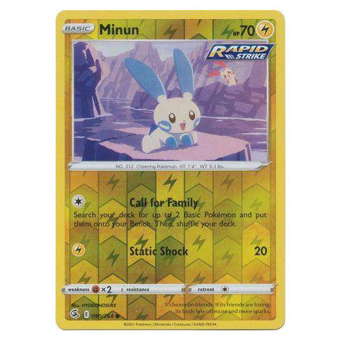 Minun : FUSION STRIKE (Reverse holo) - 090/264