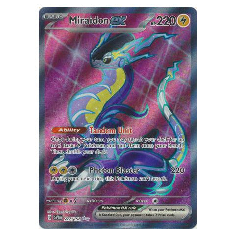 Miraidon ex : SCARLET & VIOLET BASE - 227/198