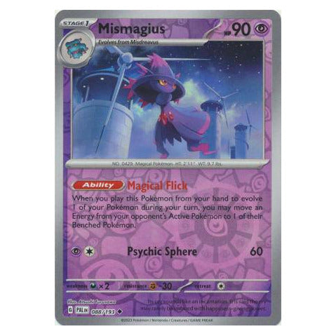 Mismagius : PALDEA EVOLVED (Reverse holo) - 088/193