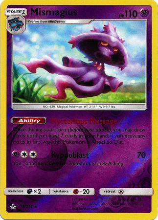 Mismagius : UNBROKEN BONDS (Reverse holo) - 78/214 - Lockett Labs UK