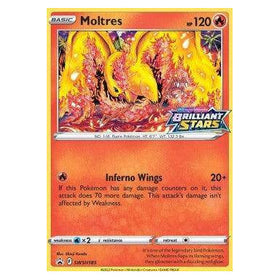 Moltres : BRILLIANT STARS PROMO PRE-RELEASE BUNDLE (Sealed) (Holo)  - SWSH185
