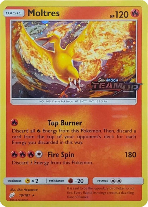 Moltres : TEAM UP STAMPED PROMO (Holo) - 19/181