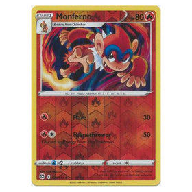 Monferno : BRILLIANT STARS (Reverse holo) - 025/172