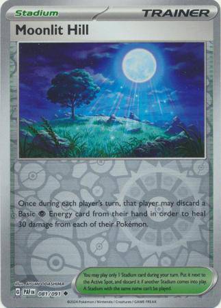 Moonlit Hill : PALDEAN FATES (Reverse holo) - 081/091