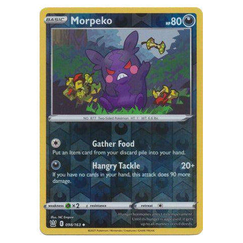 Morpeko : BATTLE STYLES (Reverse holo) - 098/163