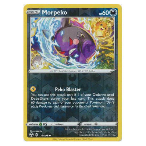 Morpeko : SILVER TEMPEST (Reverse holo) - 116/195
