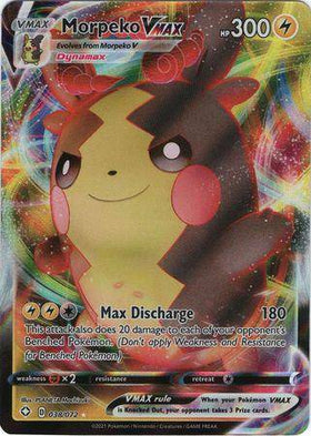 Morpeko VMAX 38/72 Pokémon card from Shining Fates
