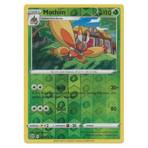 Mothim : BRILLIANT STARS (Reverse holo) - 011/172
