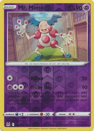 Mr. Mime : LOST ORIGIN (Reverse holo) - 067/196 - Lockett Labs UK
