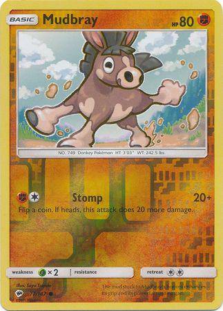 Mudbray : BURNING SHADOWS (Reverse holo) - 77/147 - Lockett Labs UK