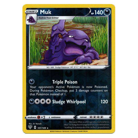 Muk : DARKNESS ABLAZE (Reverse holo) - 101/189