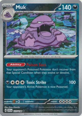 Muk : SCARLET & VIOLET BASE (Reverse holo) - 127/198