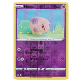 Munna : SWORD & SHIELD BASE (Reverse holo) - 087/202