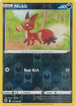 Nickit : ASTRAL RADIANCE (Reverse holo) - 103/189 - Lockett Labs UK