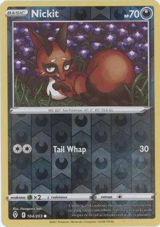 Nickit : EVOLVING SKIES (Reverse holo) - 104/203 - Lockett Labs UK