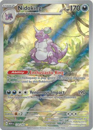Nidoking : 151 - 174/165 - Lockett Labs UK