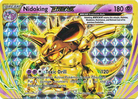Nidoking Break : EVOLUTIONS - 46/108 - Lockett Labs UK