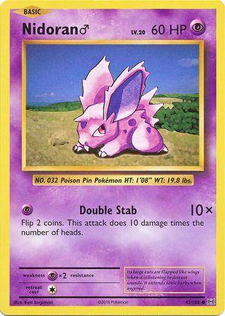 Nidoran : EVOLUTIONS - 43/108 - Lockett Labs UK