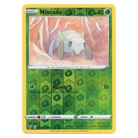Nincada : VIVID VOLTAGE (Reverse holo) - 013/185