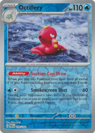 Octillery : PARADOX RIFT (Reverse holo) - 034/182 - Lockett Labs UK
