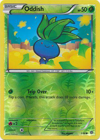 Oddish : ANCIENT ORIGINS (Reverse holo) - 1/98 - Lockett Labs UK