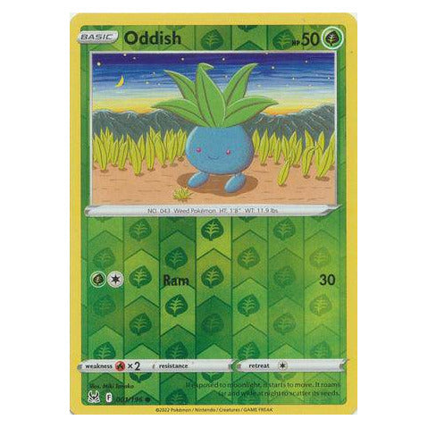 Oddish : LOST ORIGIN (Reverse holo) - 001/196