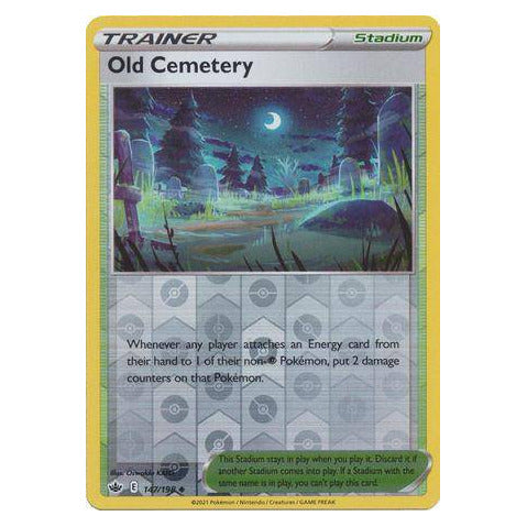 Old Cemetery : CHILLING REIGN (Reverse holo) - 147/198
