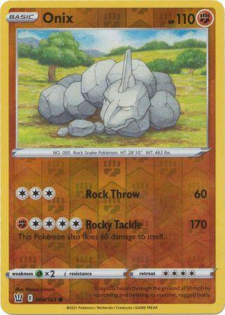 Onix : BATTLE STYLES (Reverse holo) - 068/163 - Lockett Labs UK