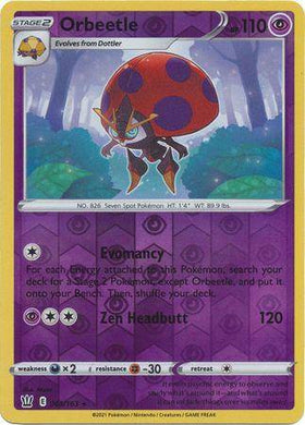 Orbeetle : BATTLE STYLES (Reverse holo) - 065/163 - Lockett Labs UK