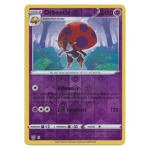 Orbeetle : BATTLE STYLES (Reverse holo) - 065/163