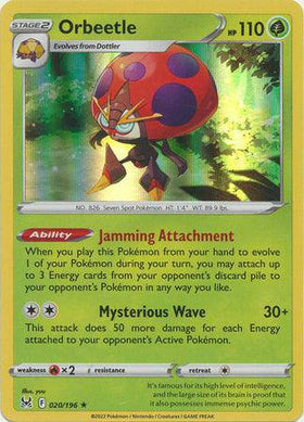 Orbeetle : LOST ORIGIN (Holo) - 020/196
