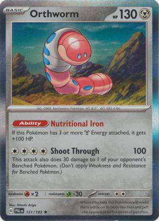 Orthworm : PALDEA EVOLVED (Holo) - 151/193 - Lockett Labs UK