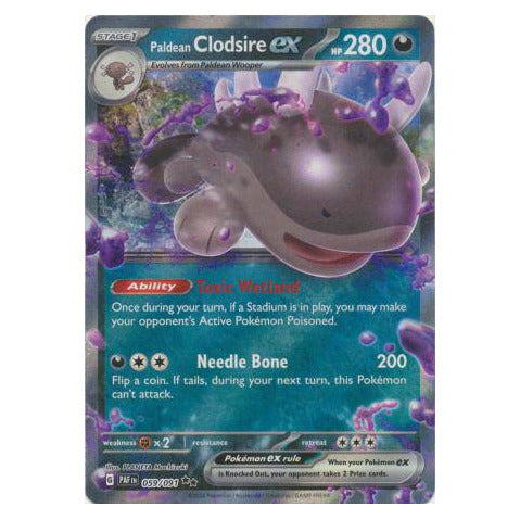 Paldean Clodsire ex : PALDEAN FATES - 059/091