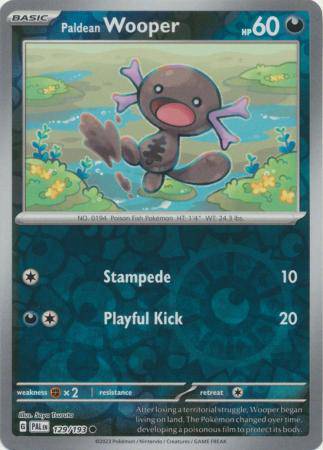 Paldean Wooper : PALDEA EVOLVED (Reverse holo) - 129/193