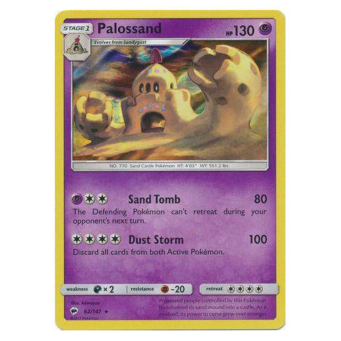 Palossand : BURNING SHADOWS (Holo) - 62/147