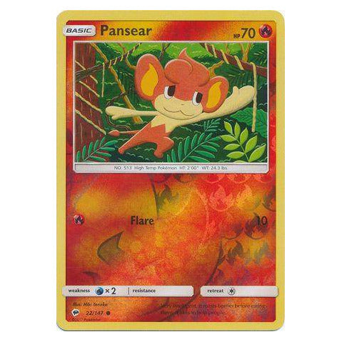 Pansear : BURNING SHADOWS (Reverse holo) - 22/147
