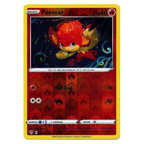 Pansear : DARKNESS ABLAZE (Reverse holo) - 026/189