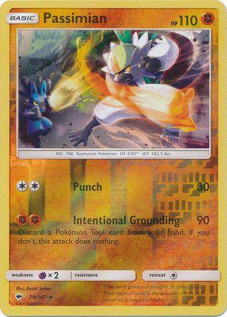 Passimian : BURNING SHADOWS (Reverse holo) - 79/147 - Lockett Labs UK