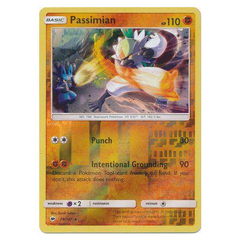 Passimian : BURNING SHADOWS (Reverse holo) - 79/147