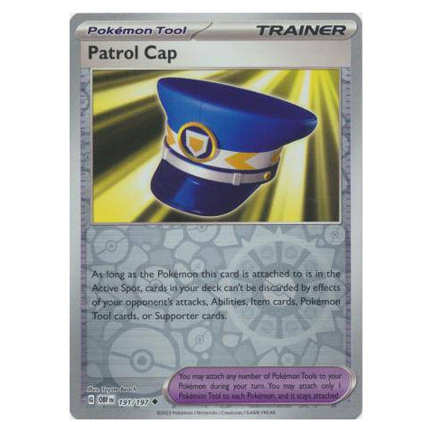 Patrol Cap : OBSIDIAN FLAMES (Reverse holo) - 191/197
