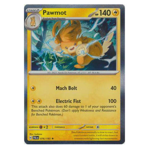 Pawmot : PALDEA EVOLVED (Holo) - 076/193