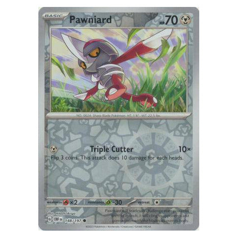 Pawniard : OBSIDIAN FLAMES (Reverse holo) - 148/197