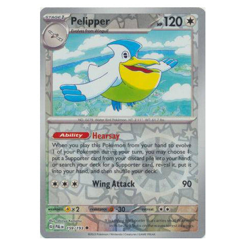 Pelipper : PALDEA EVOLVED (Reverse holo) - 159/193