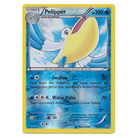 Pelipper : ROARING SKIES (Reverse holo) - 19/108
