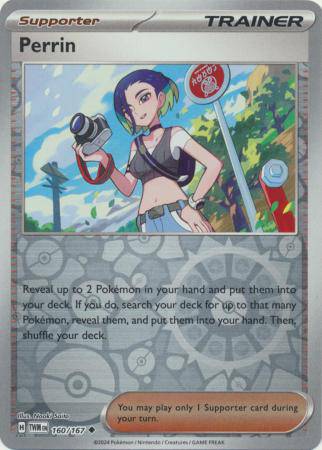 Perrin : TWILIGHT MASQUERADE (Reverse holo) - 160/167 - Lockett Labs UK