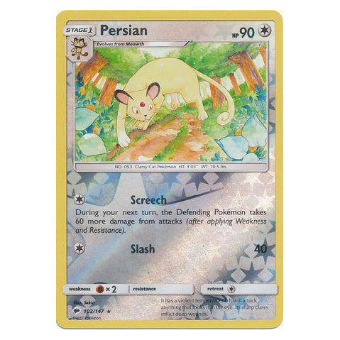 Persian : BURNING SHADOWS (Reverse holo) - 102/147