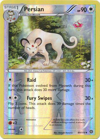 Persian : STEAM SIEGE (Reverse holo) - 89/114 - Lockett Labs UK